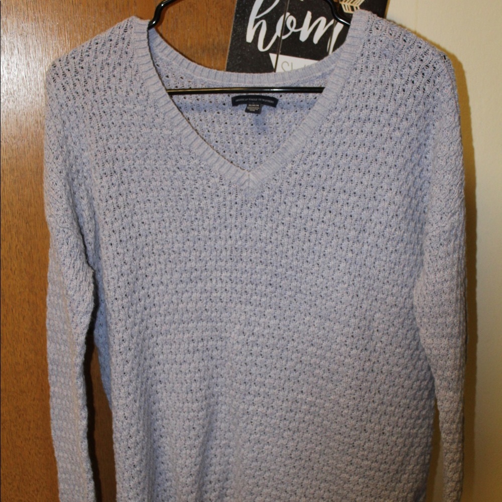 Baby Blue American Eagle Sweater